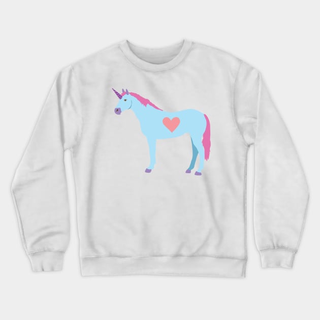 Unicorn Crewneck Sweatshirt by ElviaMontemayor